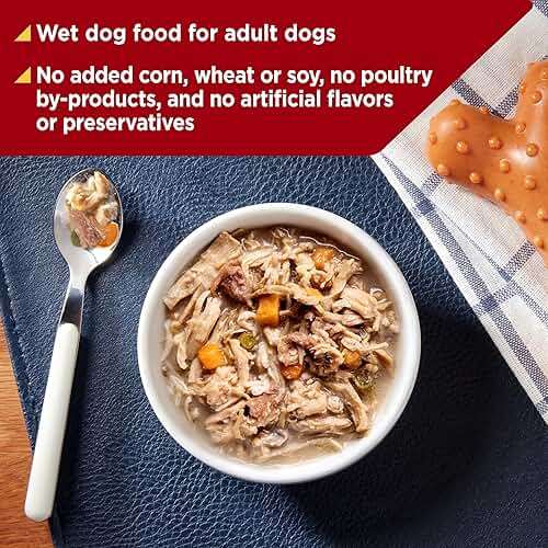 Nature's Recipe Grain Free Chicken & Beef Recipe in Savory Broth Wet Dog Food, 2.75 oz. Cup, 12 Count - Image 3