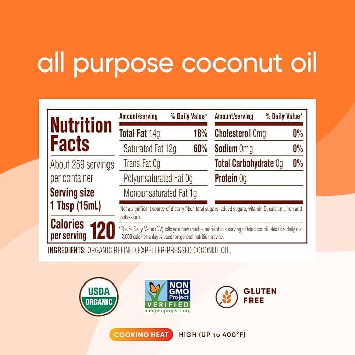 Nutiva Organic Steam Refined Oil, Coconut, 128 Fl Oz - Image 4
