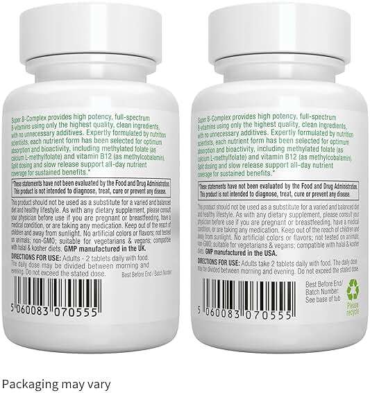 Igennus High Absorption Super B-Complex Methylated & Active B Vitamins | Sustained Release, Clean Label, Energy, Mood & Cognitive Performance, Methylfolate & Methyl B12, Lab Verified, 60 Tablets - Image 8