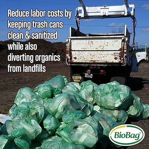 BioBag (USA) The Original Compostable Bag, 8 Gallon, 500 Count, 100% Certified Compostable Trash Bag Liners for Food Waste, Extra Strong and Durable - Image 8
