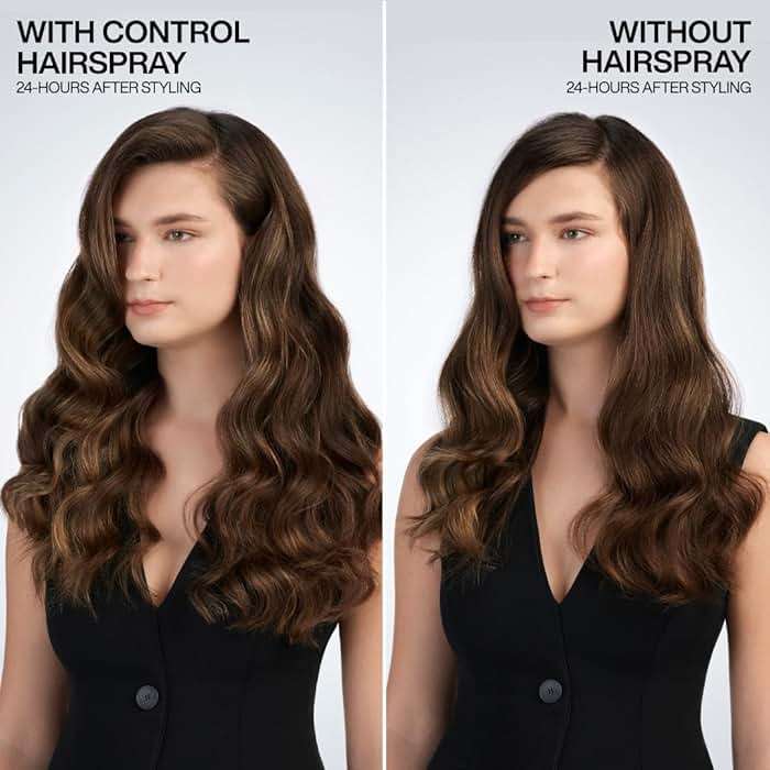 Redken Control Hair Spray 28 - Long-Lasting Style Memory For 24 Hours, Anti-Frizz & Maximum Hold, Humidity Resistance, For All Hair Types - Image 3