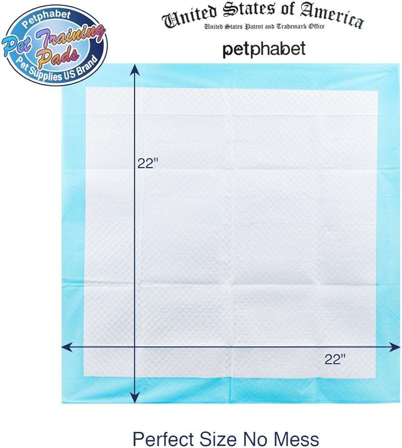 Petfamily Super-Absorbent Dog Training Potty Pee Pads Puppy Piddle Pads (100-Count) - Image 2