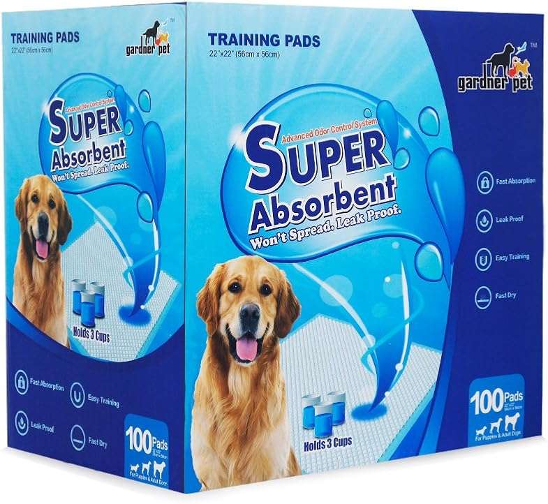Petfamily Super-Absorbent Dog Training Potty Pee Pads Puppy Piddle Pads (100-Count) - Image 8