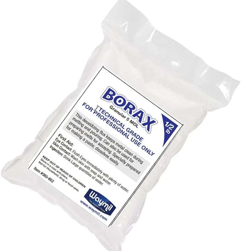 Waymil Borax Flux Granular1/2 Pound for Gold Silver Melting Casting Crucible Glazing Jewelry Soldering Flux Paste | borax flux for melting, casting and soldering applications - Image 4