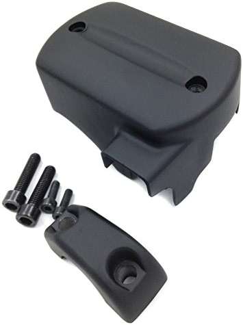 HTTMT MT262-001- Black Front Brake Fluid Master Cylinder Cover Compatible with V-Star 650/1100/950/1300 (1998-2013) - Image 5