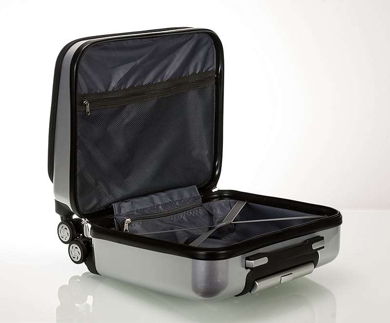 Rockland Revolution Hardside Rolling Computer Case, Carry-On, Silver - Image 11