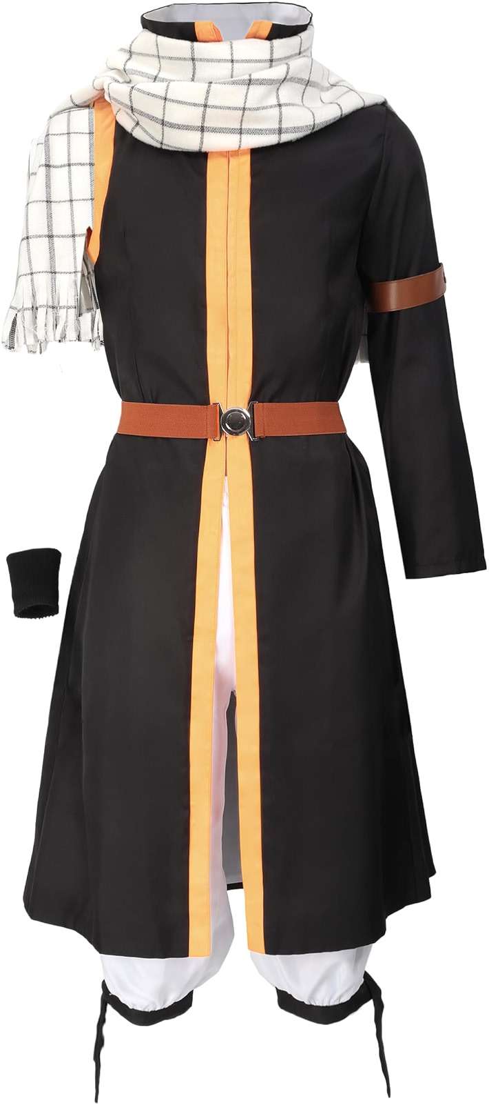 DAZCOS US Size Men's Anime Cosplay Halloween Costume With Scarf Wrister - Image 2