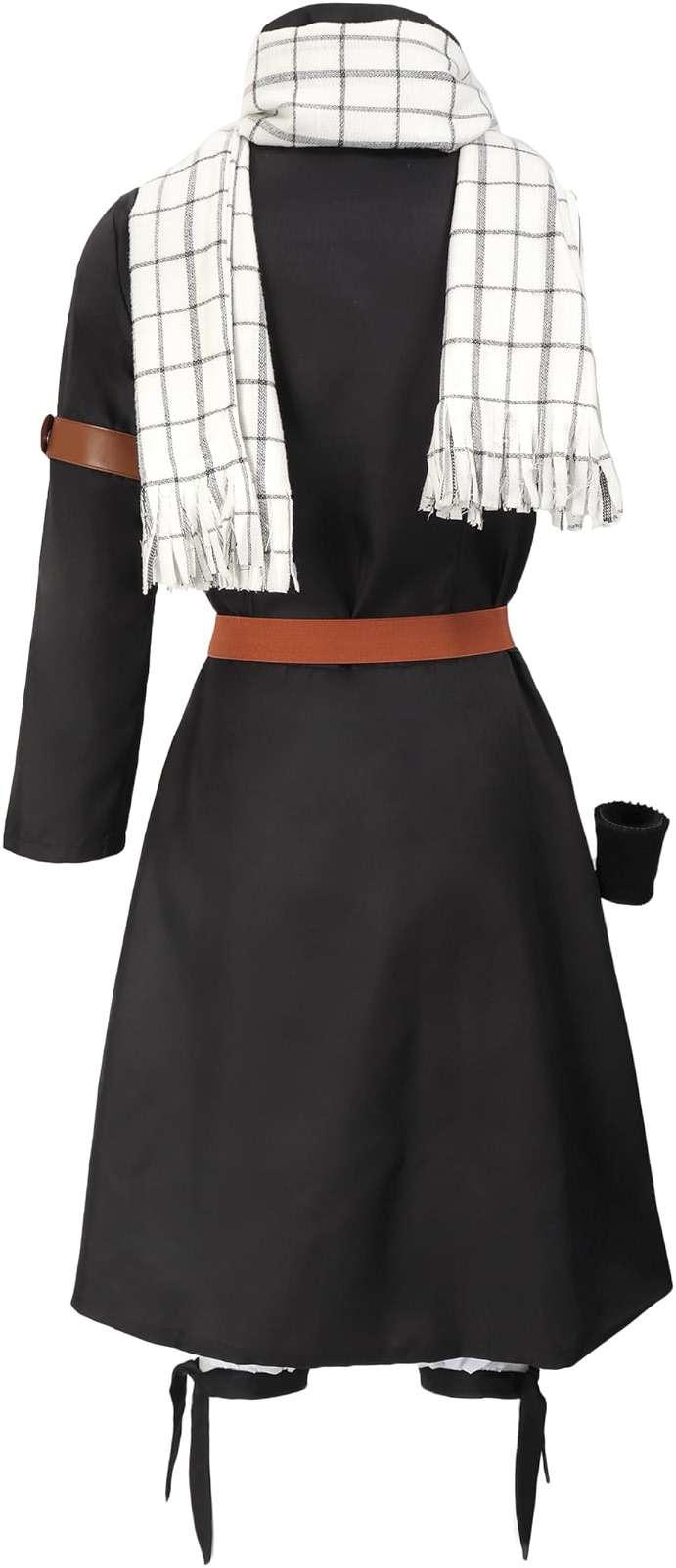 DAZCOS US Size Men's Anime Cosplay Halloween Costume With Scarf Wrister - Image 3