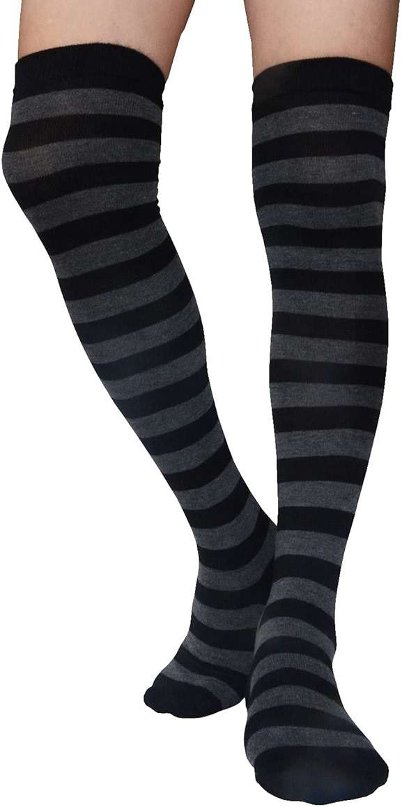 spomei Over Knee Socks for Women Extra Long, Cotton Blend Thigh High Sock Stretch, Warm & Breathable for Daily Wear U-W-3 - Image 8
