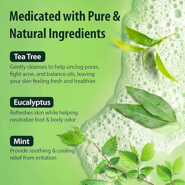Derma-Nu Soothing Body Wash - Antibacterial Soap And Tea Tree Body Wash For Jock Itch, Athletes Foot, Eczema And Back Acne - Anti Bacterial Body Soap For Men And Women Safe For All Skin Types - 8 Oz - Image 4