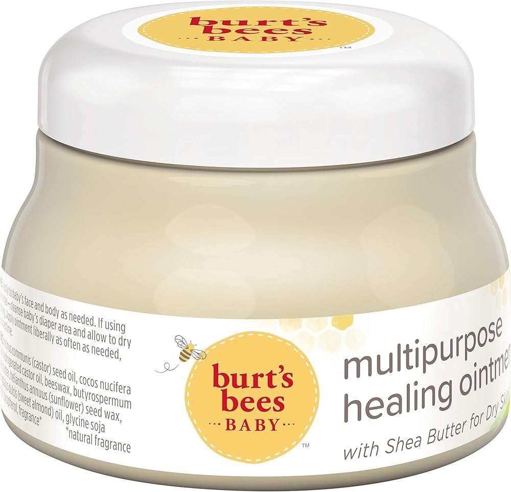 Burt's Bees Baby 100% Natural Origin Multipurpose Healing Ointment, Face & Body Baby Ointment 7.5 Ounce Tub - Pack of 3 - Image 7