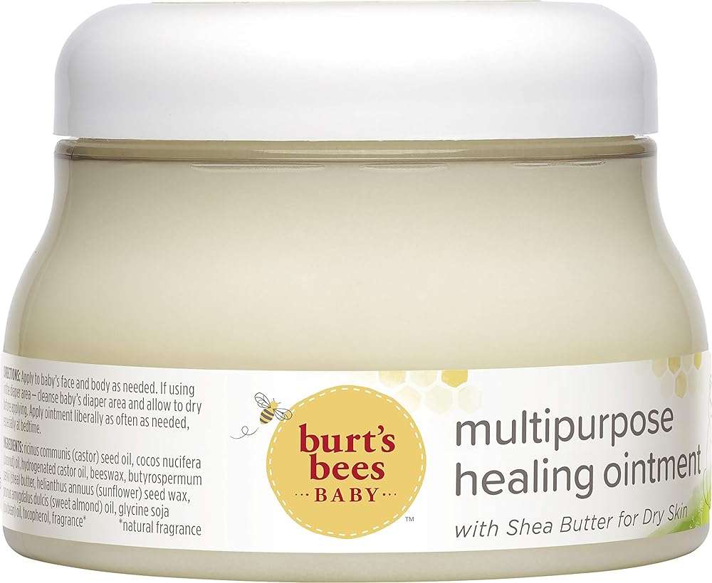 Burt's Bees Baby 100% Natural Origin Multipurpose Healing Ointment, Face & Body Baby Ointment 7.5 Ounce Tub - Pack of 3 - Image 9