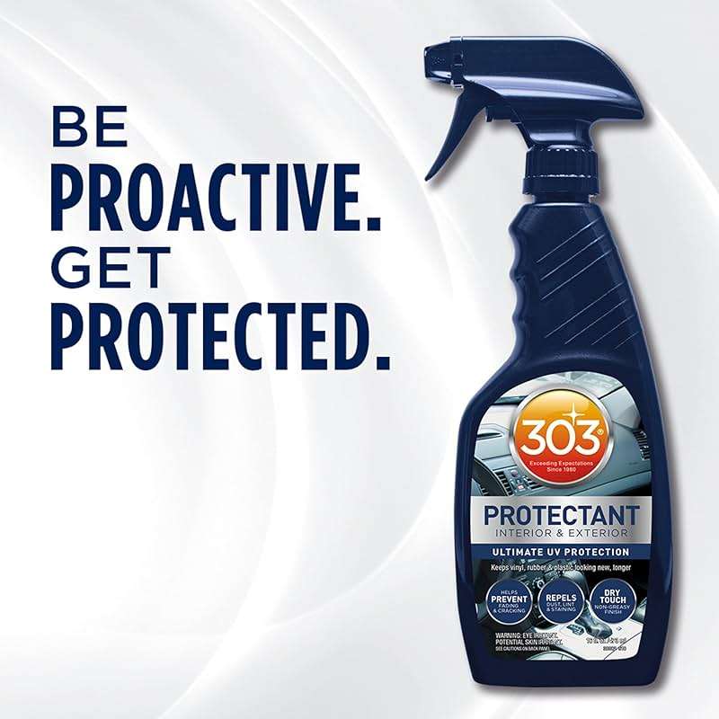 303 Products Automotive Protectant Spray, UV Protection for Car Interior & Exterior – Protects Vinyl, Plastic & Rubber, Repels Dust & Dirt, Matte Finish, 16 oz - Image 5