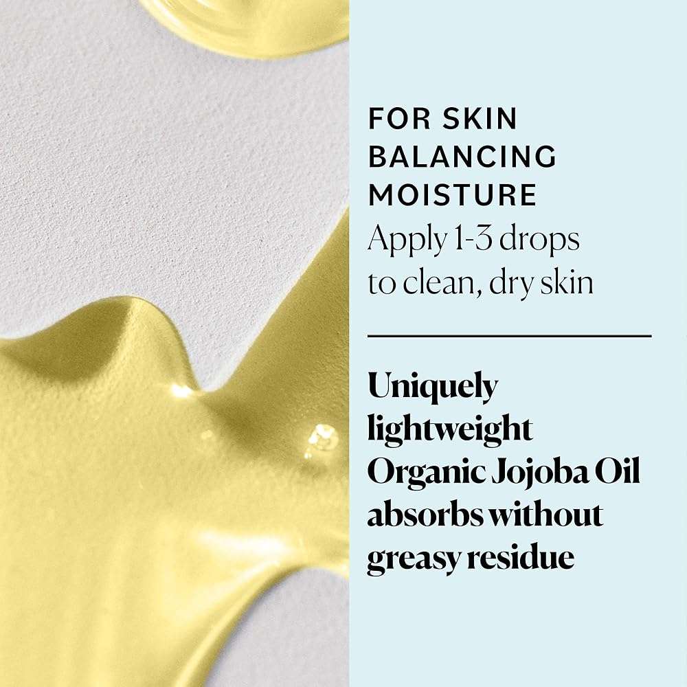 Sky Organics Organic Jojoba Oil, 100% Pure | Moisturizing for Face, Hair, Skin & Nails | Natural Cold Pressed Hexane Free | Base Carrier Oil - Image 3