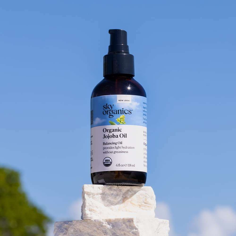 Sky Organics Organic Jojoba Oil, 100% Pure | Moisturizing for Face, Hair, Skin & Nails | Natural Cold Pressed Hexane Free | Base Carrier Oil - Image 7