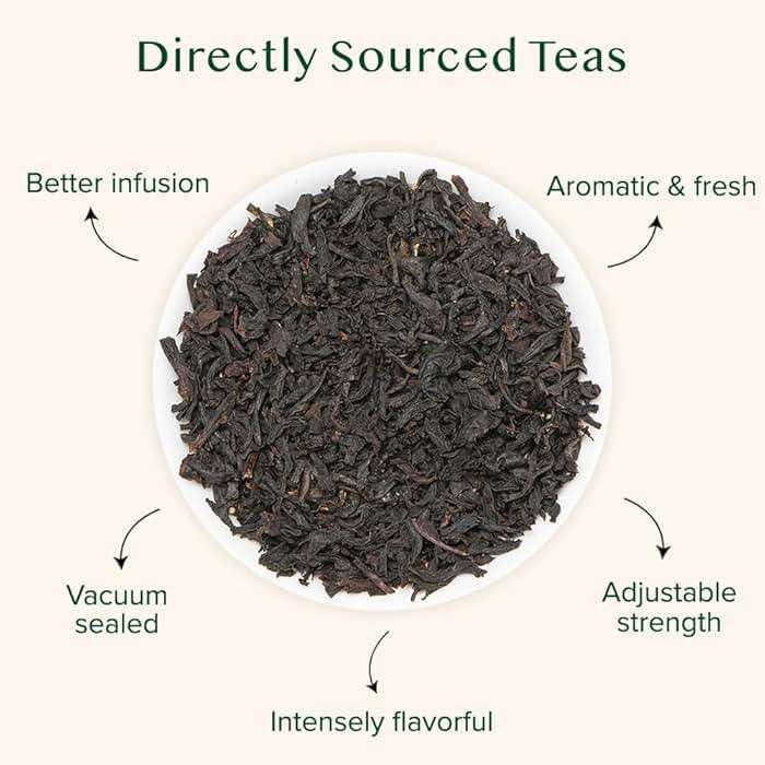 VAHDAM, Earl Grey Tea Loose Leaf 170+ Cups (340g/12oz) Citrusy & Delicious Black Tea blended with 100% Natural Oil of Bergamot | Brew Hot/Iced Tea - Image 2