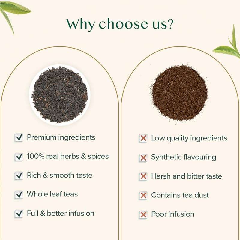VAHDAM, Earl Grey Tea Loose Leaf 170+ Cups (340g/12oz) Citrusy & Delicious Black Tea blended with 100% Natural Oil of Bergamot | Brew Hot/Iced Tea - Image 5