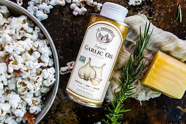 La Tourangelle, Garlic Oil, High Oleic Oil for Cooking Pastas, Salad Dressings, Drizzle on Popcorn, Irresistible Aroma and Flavor, 8.45 Fl Oz - Image 9