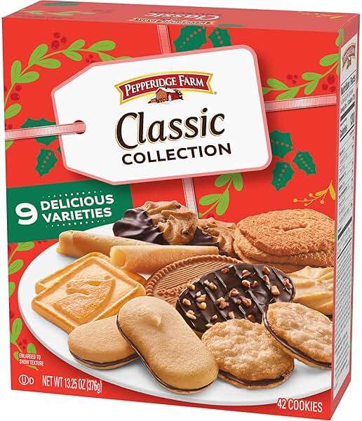 Pepperidge Farm Cookies Classic Collection, 9 Cookie Varieties, 13.25 Oz. Box - Image 6