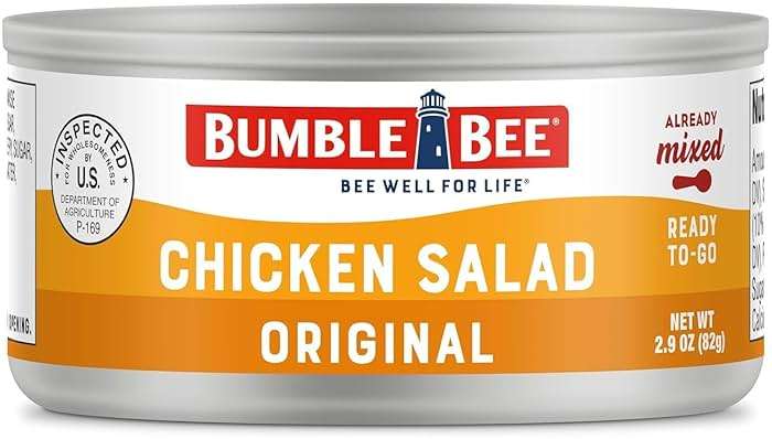 Bumble Bee Snack On The Run! Protein Snack Pack - Original Chicken Salad with Crackers - 10g Protein per Box - Ready to Eat Easy-Open Canned Chicken Salad (Pack of 3) - Image 7