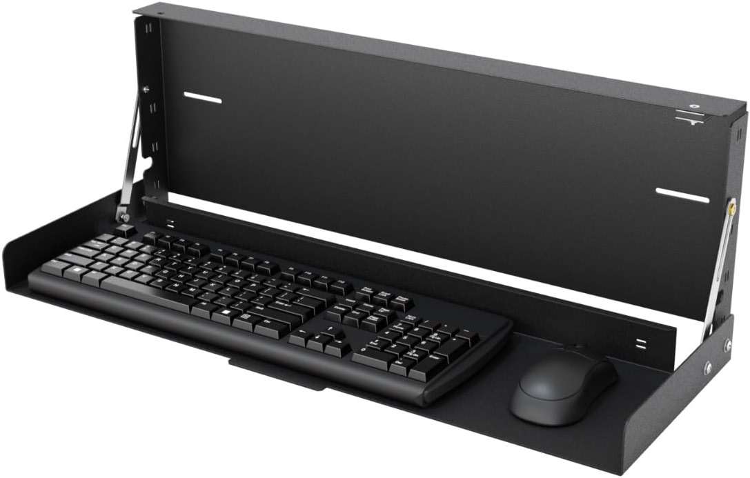 RackSolutions Folding Wall Mount for Full Size Keyboard – Space Saving Design to Maximize Workspace Efficiency - Image 2
