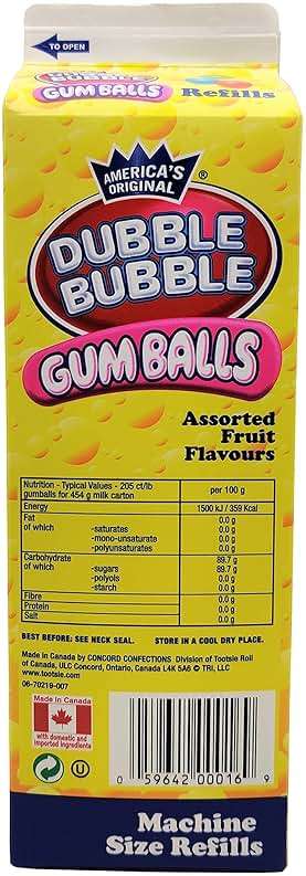 Dubble Bubble Gumballs, 20oz Carton (1) - Image 3