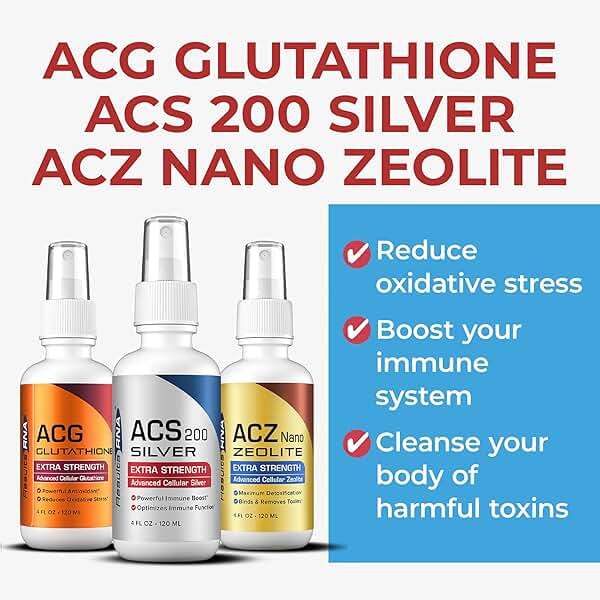 Results RNA – Ultimate Body Detox Extra Strength System – ACS 200 Silver/ACZ Nano Zeolite/ACG Glutathione are Clinically (2 oz - 30 Servings - 2,000mg) - Image 2