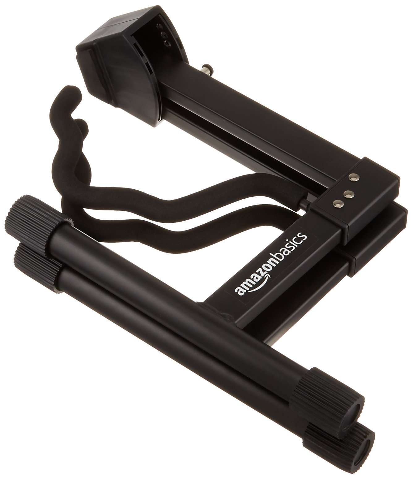 Amazon Basics Portable Adjustable Folding Guitar Stand for Electric and Acoustic Guitars, A-shape, Fully Assembled with Padded Foam, Black, 8.66 x 15.16 x 3.74 inches - Image 8