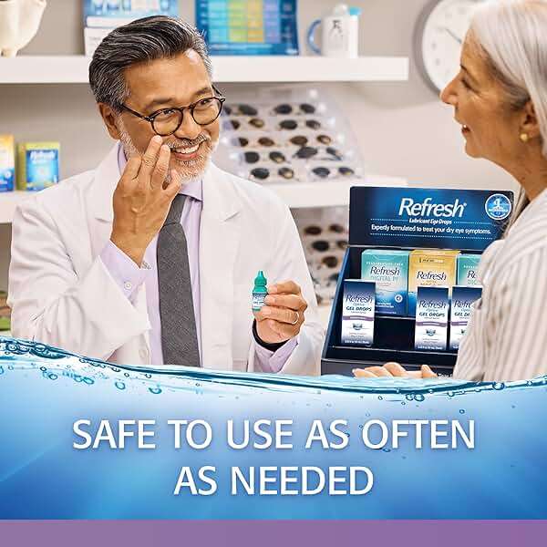 Refresh Optive Gel Drops Lubricant Eye Gel For Dry Eyes, 0.33 Oz Sterile - Image 5