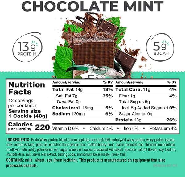 Power Crunch Protein Energy Wafer Bars, Chocolate Mint, 1.4 Ounce (12 Count) - Image 3