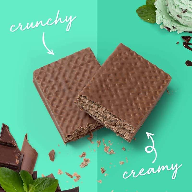 Power Crunch Protein Energy Wafer Bars, Chocolate Mint, 1.4 Ounce (12 Count) - Image 8