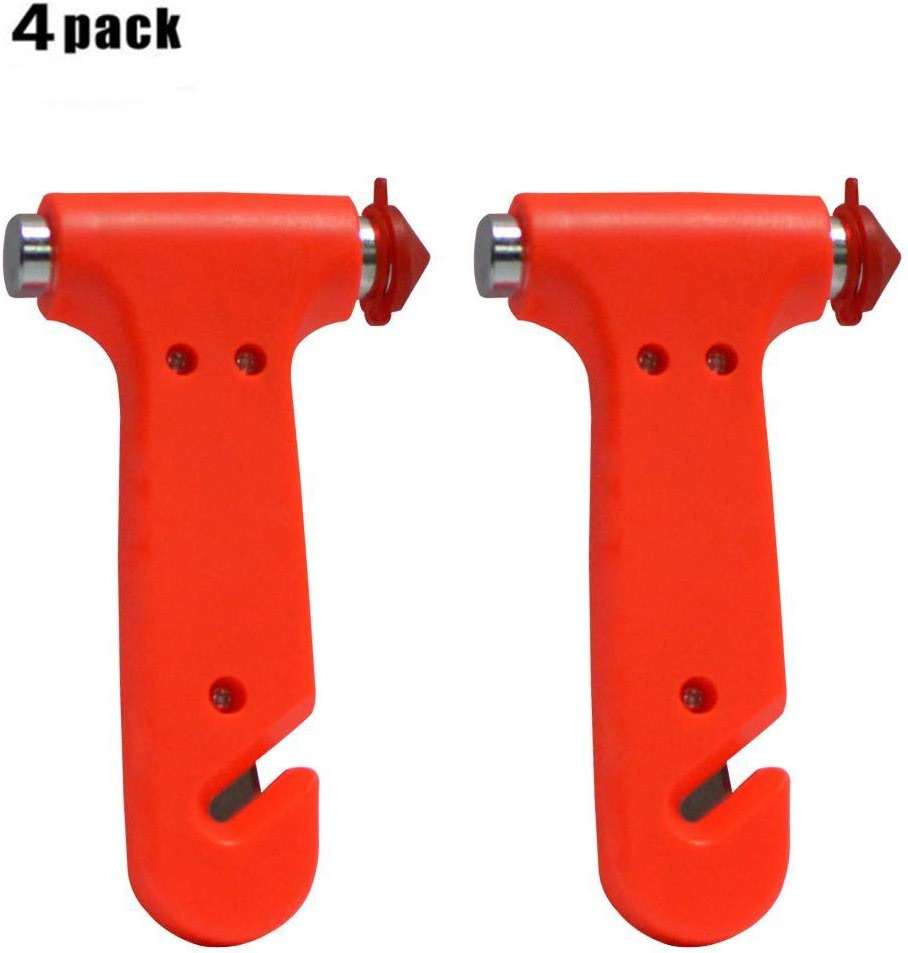 Family Safe 4 Pack Emergency Escape Tool - Seatbelt Cutter Window Breaker - Image 6
