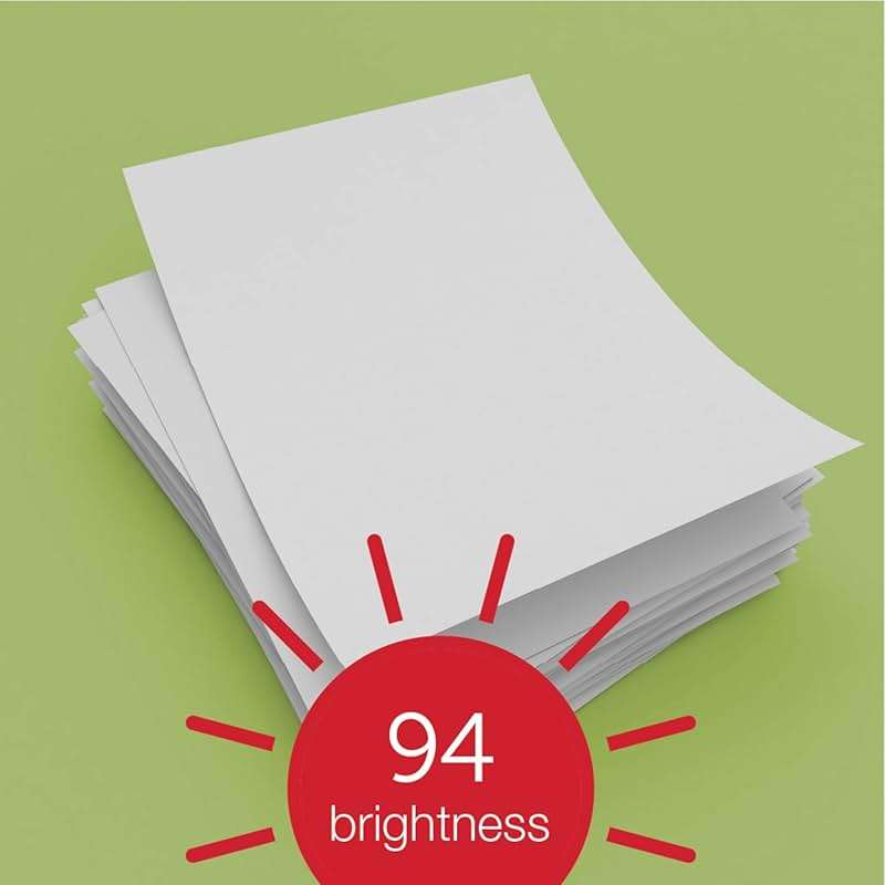 Office Depot(R) Brand Multiuse Paper, Letter Size Paper, 94 (U.S.) Brightness, 20 Lb, White, 500 Sheets Per Ream, Case Of 8 Reams - Image 6