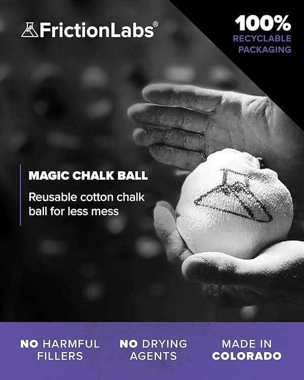 Friction Labs Gym Chalk – Magic Ball, PRO Ball (Chalk Bag Sock) | Non-Toxic Climbing Chalk for Bouldering, Gymnastics & More - Image 2