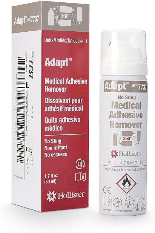 Hollister 7737 Adapt Medical Adhesive Remover Spray, 1.7 oz. – Adhesive Remover for Skin, Medical Supplies - Image 1