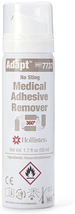 Hollister 7737 Adapt Medical Adhesive Remover Spray, 1.7 oz. – Adhesive Remover for Skin, Medical Supplies - Image 2