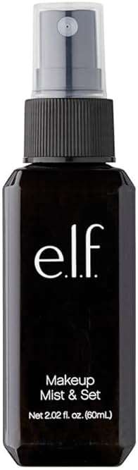 e.l.f. Makeup Mist & Set - Small, Lightweight, Long Lasting, All-Day Wear, Revitalizes, Refreshes, Hydrates, Soothes, Infused with Aloe, Green Tea and Cucumber, 2.02 Fl Oz - Image 1