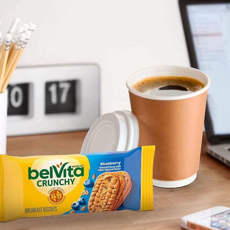 belVita Breakfast Bars Biscuits, Blueberry, Value Pack, 12 Packs (4 Biscuits Per Pack) - Image 7