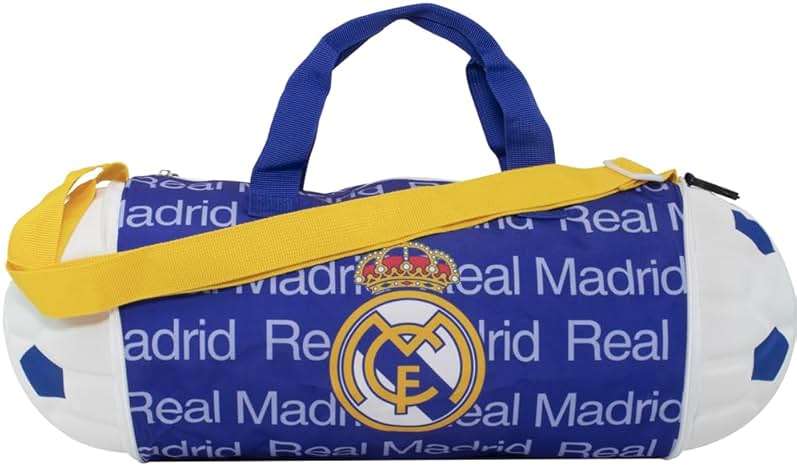 Official Real Madrid Duffel Bag for Sports/Soccer – Foldable/Extendable - Image 1