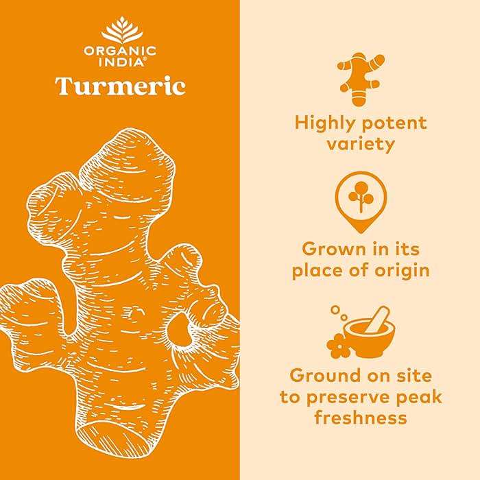 ORGANIC INDIA Turmeric Curcumin Herbal Supplement - Joint Mobility & Immune Support, Healthy Inflammatory Response, Whole Root Supplement, Trikatu, USDA Certified Organic, Non-GMO - 180 Capsules - Image 2