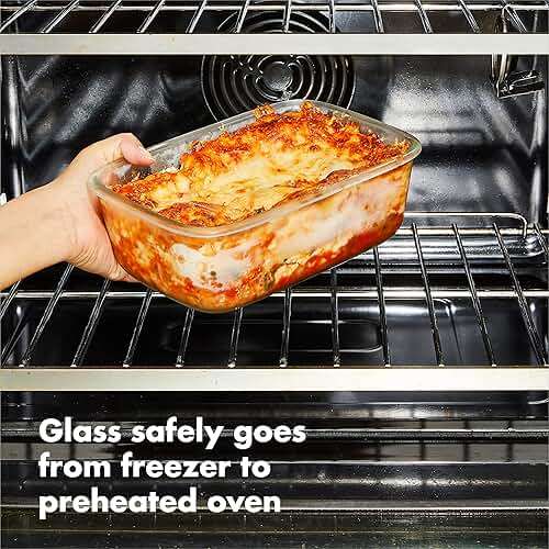 OXO Good Grips Smart Seal Leakproof Airtight Glass & Plastic Food Storage Container Set - Image 8