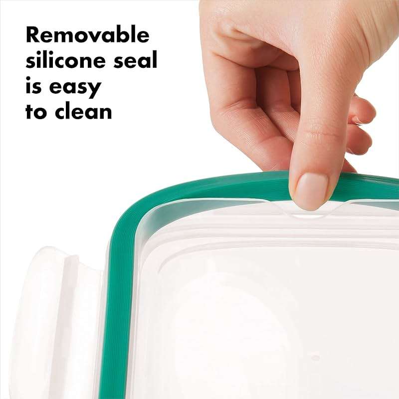 OXO Good Grips 3.5 Cup Smart Seal Airtight Glass Rectangle Food Storage Container - Image 6