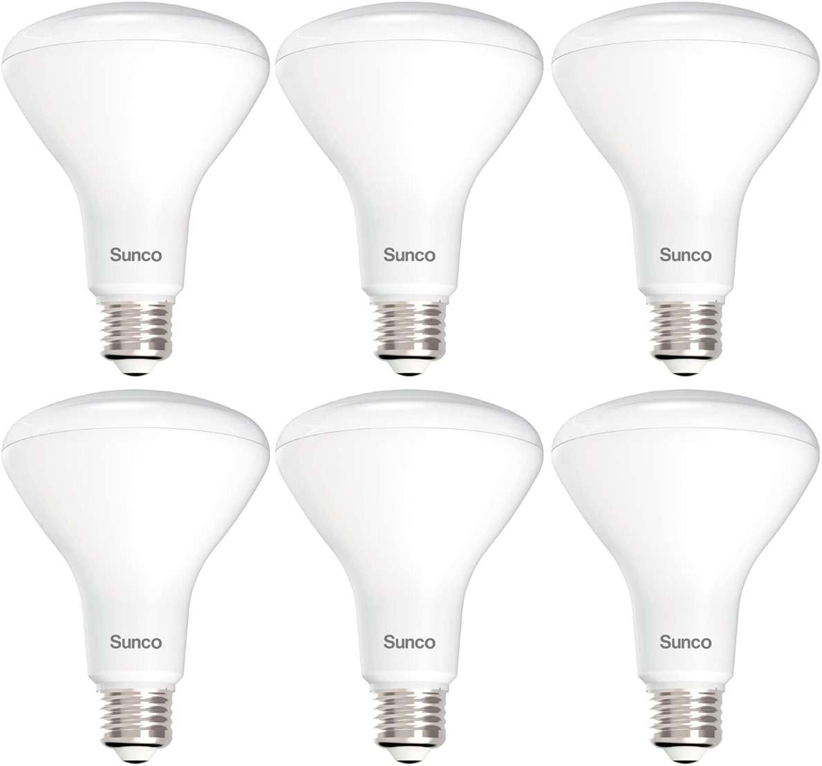 Sunco 6 Pack BR30 Light Bulb LED Recessed Can Light Bulbs, Indoor Flood Light Bulb 850 LM, 11W (65W Equivalent), 3000K Warm White, Dimmable, E26 Base, for Home, Kitchen, Bedroom UL - Image 1