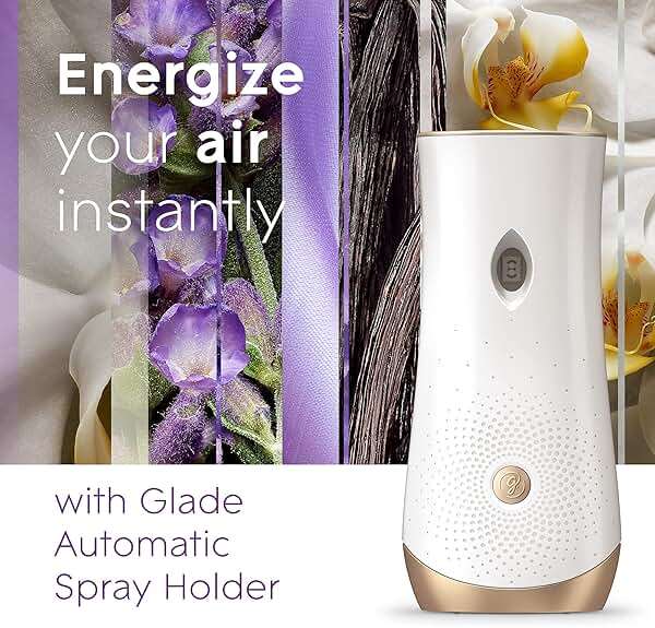 Glade Automatic Spray Refill, Air Freshener for Home and Bathroom, Lavender & Vanilla, 6.2 Oz, 2 Count - Image 7