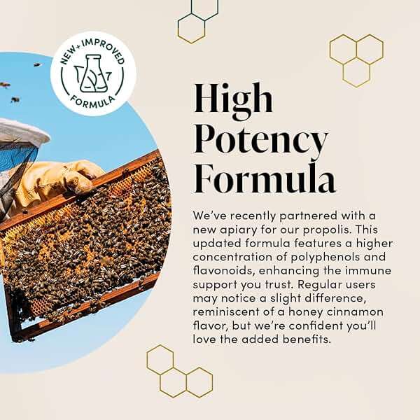 Propolis Throat Spray by Beekeeper's Naturals - 95% Bee Propolis Extract, Natural Immune Support & Sore Throat Relief - Antioxidants, Keto, Paleo, Gluten-Free (1.0 oz)(Pack of 1) - Image 2