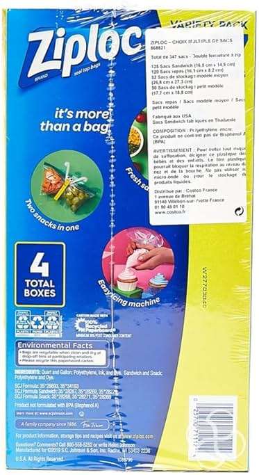 Ziploc Variety Total Bags, 347 Pack - Image 5