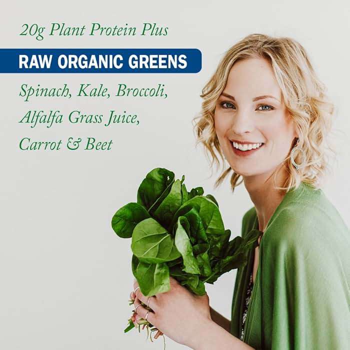 Garden of Life Raw Protein & Greens Vanilla Protein Powder – 20g Plant Based Greens Powder, Probiotics & Enzymes, Post-Workout Recovery, Vegan, Gluten-Free, Non-GMO, 20 Servings - Image 7