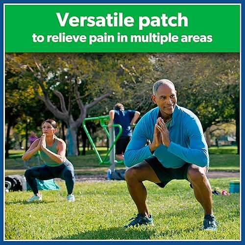 Salonpas Pain Relieving Patch for Back, Neck, Shoulder, Knee Pain and Muscle Soreness - 8 Hour Pain Relief - 60 Count - Image 3