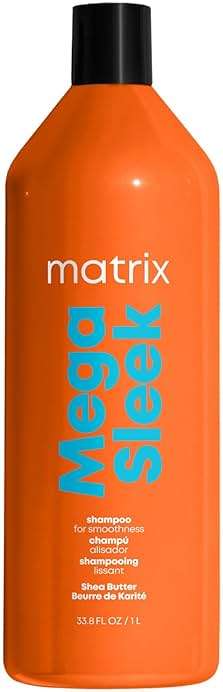 Matrix Mega Sleek Shampoo - Smoothing and Detangling, For Dry, Damaged & Frizzy Hair - Image 1
