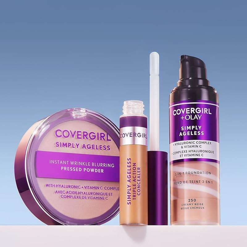 COVERGIRL+Olay Simply Ageless 3-in-1 Liquid Foundation Classic Ivory, 1 Ounce (packaging may vary) - Image 3